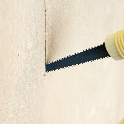 Japanese Pull Saw Woodworking Mini Keyhole Saw 4-3/4" Made in JAPAN, Ryoba Double-Edge Hand Saw for Wood, Plywood, Drywall, Sheetrock, Gypsum Boar...