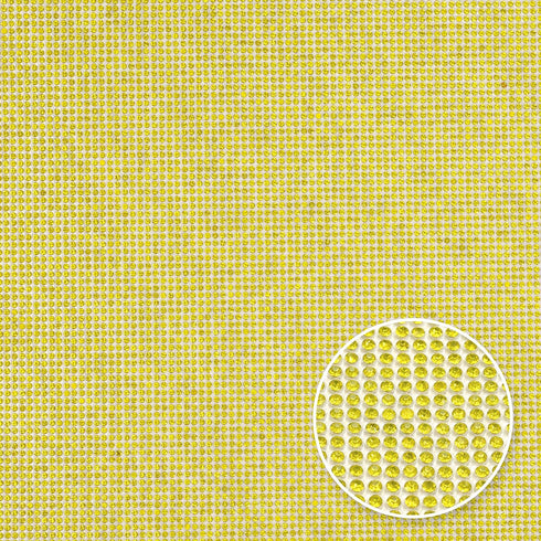Mandala Crafts Yellow Rhinestones Stickers Rhinestone Sheets Self Adhesive Rhinestones for Crafts - Diamond Wrap Gem Stickers Bling Sheets for Car...