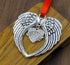 JUPPE Memorial Sympathy Gift - Angel Wings Christmas Ornament Decoration - A Piece of My Heart Lives in Heaven - Bereavement Gift for Loss of Love...