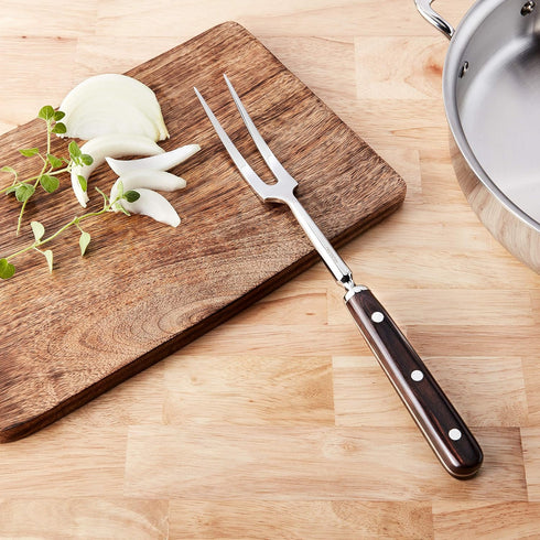 Mercer Culinary Praxis Forged Fork with Wood Handle, 12-1/4 Inch, Wood...