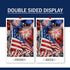 Welcome July 4th Fireworks American Patriotic Garden Flag, America Memorial Day Yard Decorative Red White Blue Star Stripes Home Outside Decoratio...