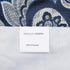 Madison Park Aubrey Faux Silk Paisley Jacquard, Rod Pocket Curtain for Living Room, Kitchen, Bedroom and Dorm, 50 in x 18 in, Navy...