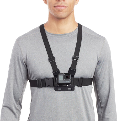 Amazon Basics Adjustable Chest Mount Harness For GoPro Camera (Compatible with GoPro Hero Series), Black...