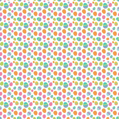 Adhesive Vinyl Sheets Patterned, Easter Pattern Vinyl, Printed Craft Vinyl Sheets, 4-12"x12" Bundle...