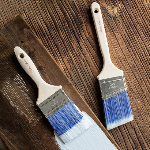 Bates- Paint Brushes- 2 Pack, Premium Paintbrush, Treated Wood Handle, Paint Brush, Paint Brushes Set, Professional Brush Set, House Paint Brush, ...