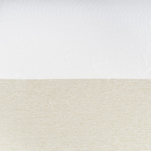 Clean Window Color Block Accent Anti-Dust Allergy/Pet Friendly Anti-Dust Sheer Curtain Panel, 50" x 84", Linen...