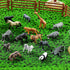 Flormoon 16Pcs Mini Animals Figures, Realistic Wild Animals Toys for Cupcake Toppers, Learning Educational Toys, Birthday Party Favors Gift for Ki...