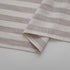 Aquazolax Linen Halloween Table Cloth, Square Striped Tablecloth for Small Parties Cake/Coffee/Dining Tables, 54 by 54 inch, Taupe Lines Design...