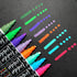 Loddie Doddie Liquid Chalk Markers | Dust Free Chalk Pens - Perfect for Chalkboards, Blackboards, Windows and Glass | 6mm Reversible Bullet & Chis...
