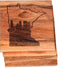 Minneapolis Coasters, Minneapolis Skyline Drink Coasters – Minneapolis Gifts & Souvenirs, Engraved Coasters with Minneapolis Skyline Design – Minn...
