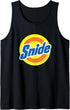 Snide laundry detergent logo parody satire Tank Top...