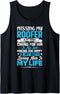 Mens Roofing Design for a Roofer Girlfriend Wife Tank Top...