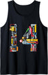 14th Birthday Construction Building Tools Boys 14 Years Old Tank Top...