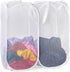 Handy Laundry Mesh Popup Hamper - Two Compartments, Collapsible for Storage and Easy to Open. Folding Pop-Up Clothes are Great for The Kids Room, ...