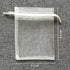 ATCG 100pcs 3x4 Inches Drawstring Organza Pouches Wedding Party Jewelry Favor Bags (IVORY)...