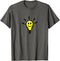 Bright Yellow Smiling Light Bulb "Idea" Symbol T-Shirt...
