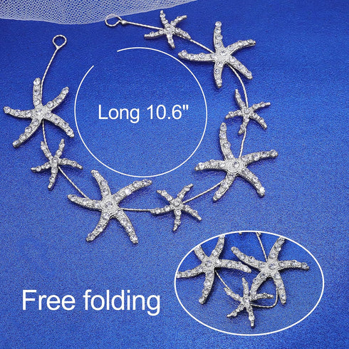 Bienvenu Women's Girl's Hair Head Band Starfish Headwear Hair Beach Wedding...