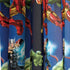 Jay Franco Kids Window Drapes - 4 Piece Curtain Set Includes 2 Tiebacks, Beautiful Bedding Room Décor and Easy Set Up, Blue - Avengers, 63 Inch...
