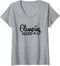 Womens Glamping Squad Gear Outfits V-Neck T-Shirt...