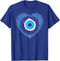 Evil Eye Greek Protect Against Evil - Heart Charm Graphic T-Shirt...
