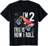 2 Year Old 2nd Birthday Boy Monster Truck Car T-Shirt...