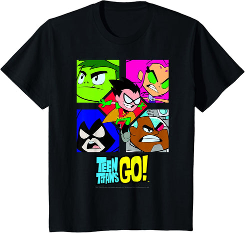 DC Comics Teen Titans Go! Group Shot Box Up T-Shirt...