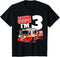 Fire Truck 3rd Birthday Boy Toddler Firefighter T-Shirt...