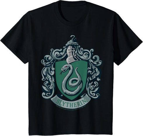 Harry Potter Slytherin House Crest T-Shirt...