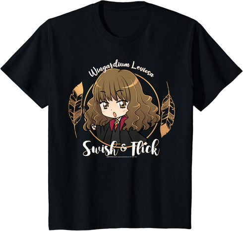 Harry Potter Hermione Granger Swish And Flick Anime Portrait T-Shirt...