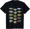 Do You Know Fish Co. Fish Species Biology Types Of Freshwater Fish Fishing T-Shirt...