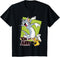 Tom And Jerry Retro Style Green Box Portrait T-Shirt...