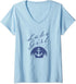 Womens Lake Girl Outdoor Living Lakeside Trees Water Nature Anchor V-Neck T-Shirt...