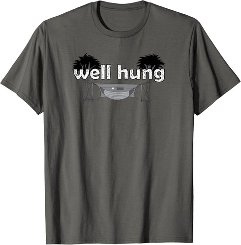 Hammock Camping Shirt Well Hung Backpacking Camping Gift DK...