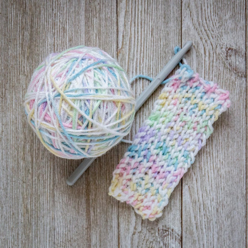 MARY MAXIM Baby's Best Yarn-Rainbow Print, Multicolor 513 Foot...