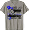 Nurses Blue Line She Saves Lives He Protects Them T-Shirt...
