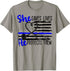 Nurses Blue Line She Saves Lives He Protects Them T-Shirt...