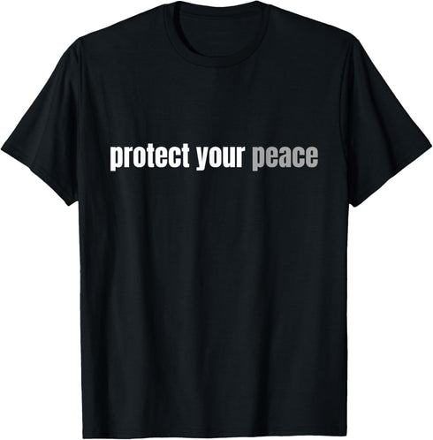 Protect Your Peace | Calm Tranquility Relax Mental Health T-Shirt...