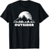 Outsider Mountains Tee Nature Hiking Outdoor Cool Minimalist T-Shirt...