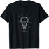 Idea Is A Powerful Tool - Vintage Light Bulb Illustration T-Shirt...