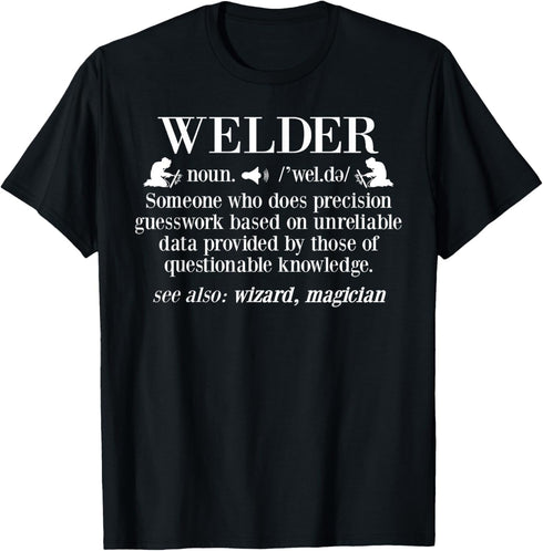 Funny Welder Noun Wizzard Magician Welding Welders Gift T-Shirt...