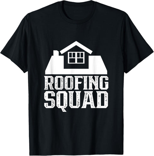 Roofing Squad Job Roofers Roof Roofer T-Shirt...