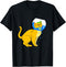 Cat In Fish Bowl Funny Kitty Cat Fish Pet Lovers Design T-Shirt...