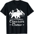 Cousin Crew Camping Outdoor Wild Bear Mountains Summer Camp T-Shirt...