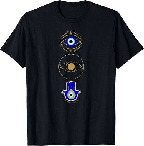 Evil Eye Print Pullover Protect Your Energy Mystical Gifts T-Shirt...