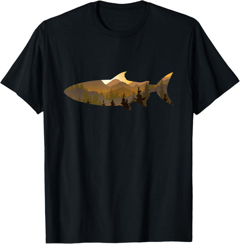 Trout Fishing Nature Outdoor Fisherman Fisher Angler T-Shirt...