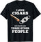 Funny Cigar Accessories Gift Set Cigar Lover Smokers Party T-Shirt...