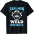Distressed Underwater Welding Shirt Real Men Weld Underwater...