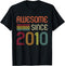 Awesome Since 2010 14th Birthday Retro T-Shirt...
