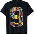 Fun 9th Birthday Construction Theme Building Tools 9 Yr Old T-Shirt...