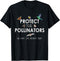 Butterfly Bat Bees Moth Shirt Protect the Pollinators T-Shirt...